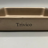 Trivico Cookware, namely, roasting pans, Carbon Steel Cookware with Teflon Coating, Gold, 22×17×4.5cm – Oven Safe Up to 230°C