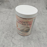 VSADEY Cosmetic Bath Salts - Rose Scent (1000ml), Relaxing & Moisturizing Bath Soak, Muscle Relaxation, Skin Hydration & Detoxifying Formula