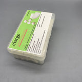 Cisrgo Cosmetic Cotton Wool, Dual Use (Dry & Wet), Plant-Based Fiber Makeup Removal Pads, Skin-Friendly & Non-Irritating, 50mm x 60mm, 1000 Pieces