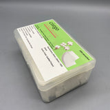 Cisrgo Cosmetic Cotton Wool, Dual Use (Dry & Wet), Plant-Based Fiber Makeup Removal Pads, Skin-Friendly & Non-Irritating, 50mm x 60mm, 1000 Pieces