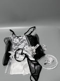 MSAUWH Cosplay Costume, Classic Maid Outfit for Women, Perfect for Roleplay and Themed Parties