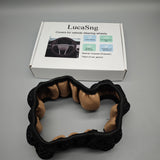 LucaSng Covers for vehicle steering wheels – Polyester Fiber, Durable & Comfortable, Heat-Pressed Seam Design, Wear-Resistant, Sweat-Proof