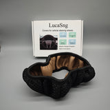 LucaSng Covers for vehicle steering wheels – Polyester Fiber, Durable & Comfortable, Heat-Pressed Seam Design, Wear-Resistant, Sweat-Proof
