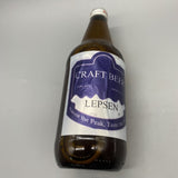 LEPSEN Craft Beer - 5.0% ABV, 640ml Bottle, Crisp and Refreshing with Subtle Sweetness and Aromatic Hops