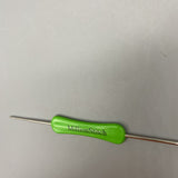 MillionStitch Crochet Hooks - Green Plastic Handles with Metal Tips, 16.2cm, 4-Pack, Ergonomic Design, Perfect for All Skill Levels