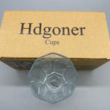 Hdgoner Glass Cups - Lead-Free, Simple Style Series, 6x6x14cm Size for Elegant Enjoyment