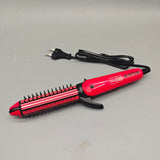 XUMTOM Curing Irons 25cm Diameter 4 Temperature Settings Pink 110-240V PTC Heating