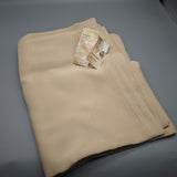 Wokuaile Curtains – 1x1.3m, Beige, Modern Minimalist Style, Soft & High-Density Fabric, Includes Iron Hooks for Easy Installation