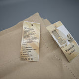 Wokuaile Curtains – 1x1.3m, Beige, Modern Minimalist Style, Soft & High-Density Fabric, Includes Iron Hooks for Easy Installation