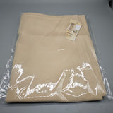 Wokuaile Curtains – 1x1.3m, Beige, Modern Minimalist Style, Soft & High-Density Fabric, Includes Iron Hooks for Easy Installation
