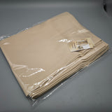 Wokuaile Curtains – 1x1.3m, Beige, Modern Minimalist Style, Soft & High-Density Fabric, Includes Iron Hooks for Easy Installation