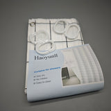 Haoyunll Curtains for showers – PEVA, 120x180 cm, Durable Plastic, Water-Resistant, Mold & Mildew-Resistant