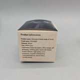 WANQIE Decorative boxes made of wood - Premium Wood, 9x9x5.5 cm, Multi-Purpose Use for Home Decor, Office Storage, Gift Packaging, Weddings, and Crafts