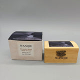 WANQIE Decorative boxes made of wood - Premium Wood, 9x9x5.5 cm, Multi-Purpose Use for Home Decor, Office Storage, Gift Packaging, Weddings, and Crafts