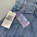 LIAMYRON Denim Skirt - Blue Denim & Cotton, Classic & Comfortable, Medium (M)