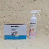 Doggy&Moggy Deodorizers for Pets, 350ml Green Plant-Based Pet Odor Eliminator, Antibacterial & Natural Freshness for Dogs & Pet Environments