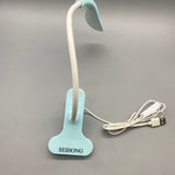 SEIHONG Desk Lamp - USB Clip-On, Eye-Caring Plug-in Light - 360° Adjustable, Gentle on Eyes - 25×11.6×7.5cm
