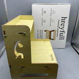 Hreyrfull Desktop Organizer, Large Capacity Wooden Storage Rack, Thickened Material,Neatly Packed for Office & Home Use