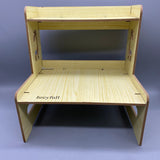 Hreyrfull Desktop Organizer, Large Capacity Wooden Storage Rack, Thickened Material,Neatly Packed for Office & Home Use