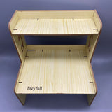 Hreyrfull Desktop Organizer, Large Capacity Wooden Storage Rack, Thickened Material,Neatly Packed for Office & Home Use