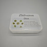 Zhilveron  Dice – 7-Piece Polyhedral DND Dice, Zinc Alloy with Electroplating, Heavyweight 122g, Durable & Balanced for Tabletop RPG Games