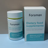 Forsman Dietary food supplements, Multivitamin & Mineral Supplement Tablets - 60 Count Bottle