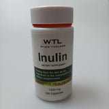 WTL WHO'S TIMELESS Dietary fiber for use as an ingredient in the manufacture of dietary supplements,Inulin for Use in Manufacture of Dietary Supplements, 1200mg, 100 Capsules