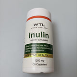 WTL WHO'S TIMELESS Dietary fiber for use as an ingredient in the manufacture of dietary supplements,Inulin for Use in Manufacture of Dietary Supplements, 1200mg, 100 Capsules