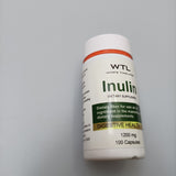 WTL WHO'S TIMELESS Dietary fiber for use as an ingredient in the manufacture of dietary supplements,Inulin for Use in Manufacture of Dietary Supplements, 1200mg, 100 Capsules