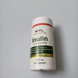 WTL WHO'S TIMELESS Dietary fiber for use as an ingredient in the manufacture of dietary supplements,Inulin for Use in Manufacture of Dietary Supplements, 1200mg, 100 Capsules