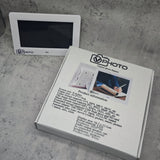 VPHOTO Digital Photo Frame,  8 Inch 1024x768 High Resolution LED Screen Electronic Picture Frame, Support 1080P Video Music Photo with Remote Control, USB and SD Card Slot, Desktop Gift for Family