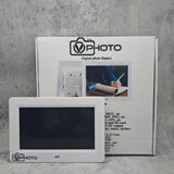 VPHOTO Digital Photo Frame,  8 Inch 1024x768 High Resolution LED Screen Electronic Picture Frame, Support 1080P Video Music Photo with Remote Control, USB and SD Card Slot, Desktop Gift for Family