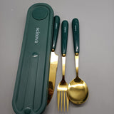 scinova Dinnerware, 304 stainless steel, Spoon, knife, fork 3-piece set