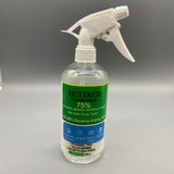 HCTTKCD Disinfectant, 500ml, 99.99% Bacteria Kill Rate, 75% Ethanol, No-Rinse, Germ Protection and Bacteria Inhibition