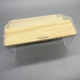AIHENGLI Display Racks - Wood/Acrylic, 20.5x16x11.5cm, Perfect for Puppets, Perfume, Nail Polish, and More