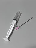 Exlavges Disposable Syringes, 10ml Capacity, Clear Graduations, Sharp Needle Tips