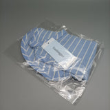 Sanfengpet Dog clothing, cute bear pattern, blue and white stripes, for small dogs, puppies