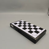 DASSIECL Draughtboards, 21×21cm Foldable Magnetic PVC Board, Waterproof & Durable, Anti-Crush Travel Design with Magnetic Pieces for Easy Storage
