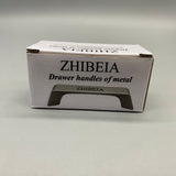 ZHIBEIA Drawer handles of metal, 10.5x1.5x3.7cm, for Cabinets, Wardrobes, Nightstands, and Dressers