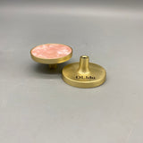 OLIdu Drawer handles of metal, 2 Pack Zinc Alloy Round Knobs, 50mm Length, 9mm Base Diameter, 23mm Height