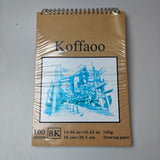 GWJWAJAY Drawing Paper - 100 Sheets, 8K Size, 14.96x10.43 Inches (38x26.5 cm), 160g