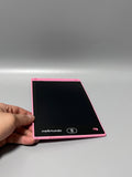 me&mundo Drawing toys – Dust-Free, Waterproof & Drop-Resistant, One-Click Erase, Battery Replaceable, Eye-Friendly Screen, Perfect Gift for Kids 3+ (Pink, 25×17cm)