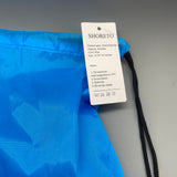 SHORETO Drawstring Bags - Polyester - Blue/Black - 16.34x14.4 Inches