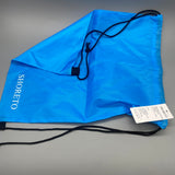 SHORETO Drawstring Bags - Polyester - Blue/Black - 16.34x14.4 Inches
