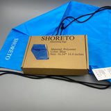 SHORETO Drawstring Bags - Polyester - Blue/Black - 16.34x14.4 Inches