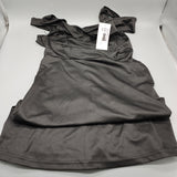 UDU Dress – Elegant Black Polyester Midi Dress, Size M, Soft & Lightweight, Versatile for Casual & Formal Wear