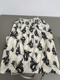 CaiYiEr Women's Dresses Sundress Summer Floral Short Sleeve Wrap Square Neck A-Line Midi Dress Multi