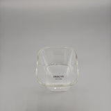 FIKKLVD Drinking glasses,Versatile Square Glass Drinkware - For Hot and Cold Beverages