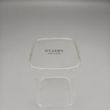 FIKKLVD Drinking glasses,Versatile Square Glass Drinkware - For Hot and Cold Beverages