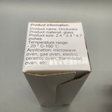 Drinkware  - Microwave Safe - Temperature Range -20°C to 150°C - 2.4 x 2.4 x 4.7 Inches
